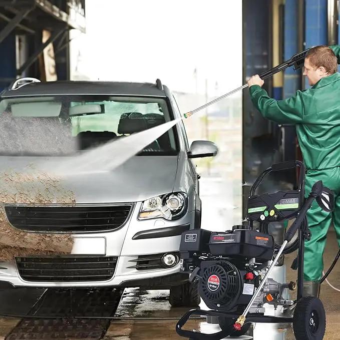 4200PSI Pressure Washer 4.0GPM Gas Power Washer 212CC Gas Powered Washing Machine Commercial High Pressure Washer with 25ft Hose&5 Nozzles for Patio Garden Yard Vehicle,EPA/CARB/ETL by GreenHaven Gardens