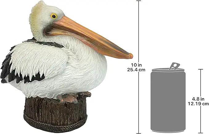 Design Toscano Dock of the Bay Pelican Statue by GreenHaven Gardens