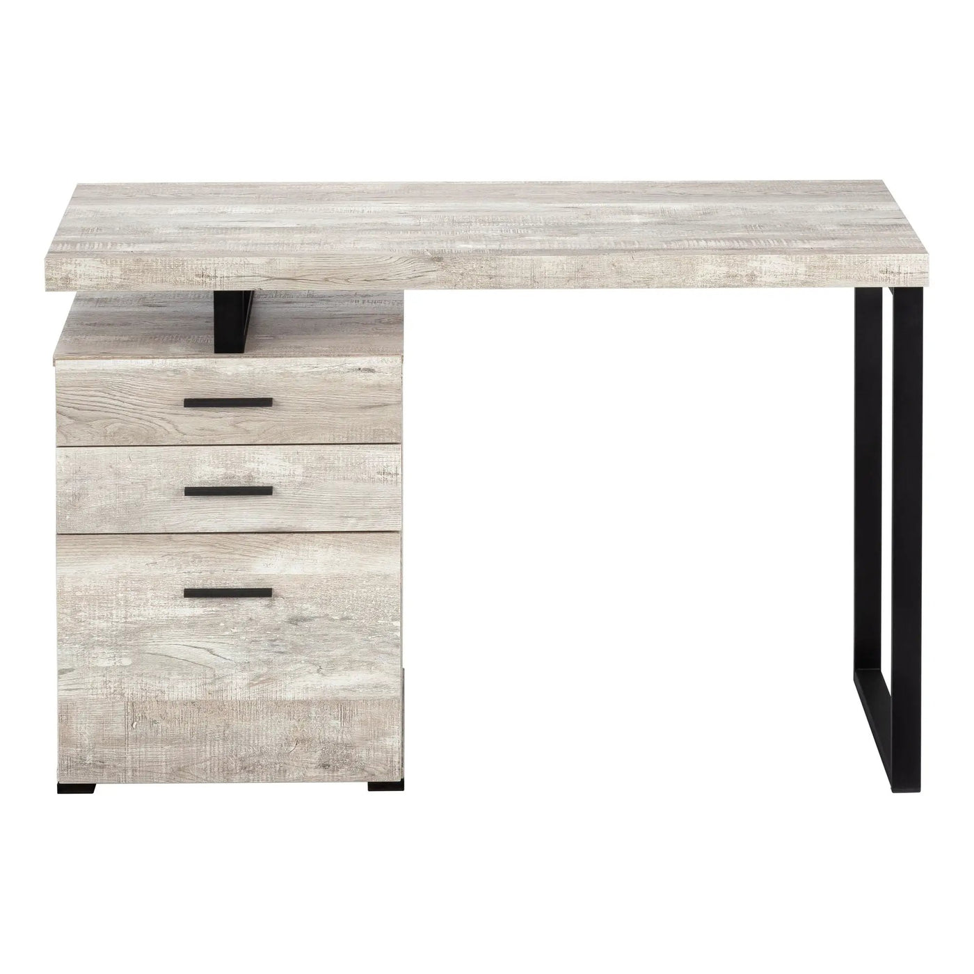 Computer Desk For Home Office, Left, Right Set - Up, Ample Storage Drawers by Unique Piece Furniture