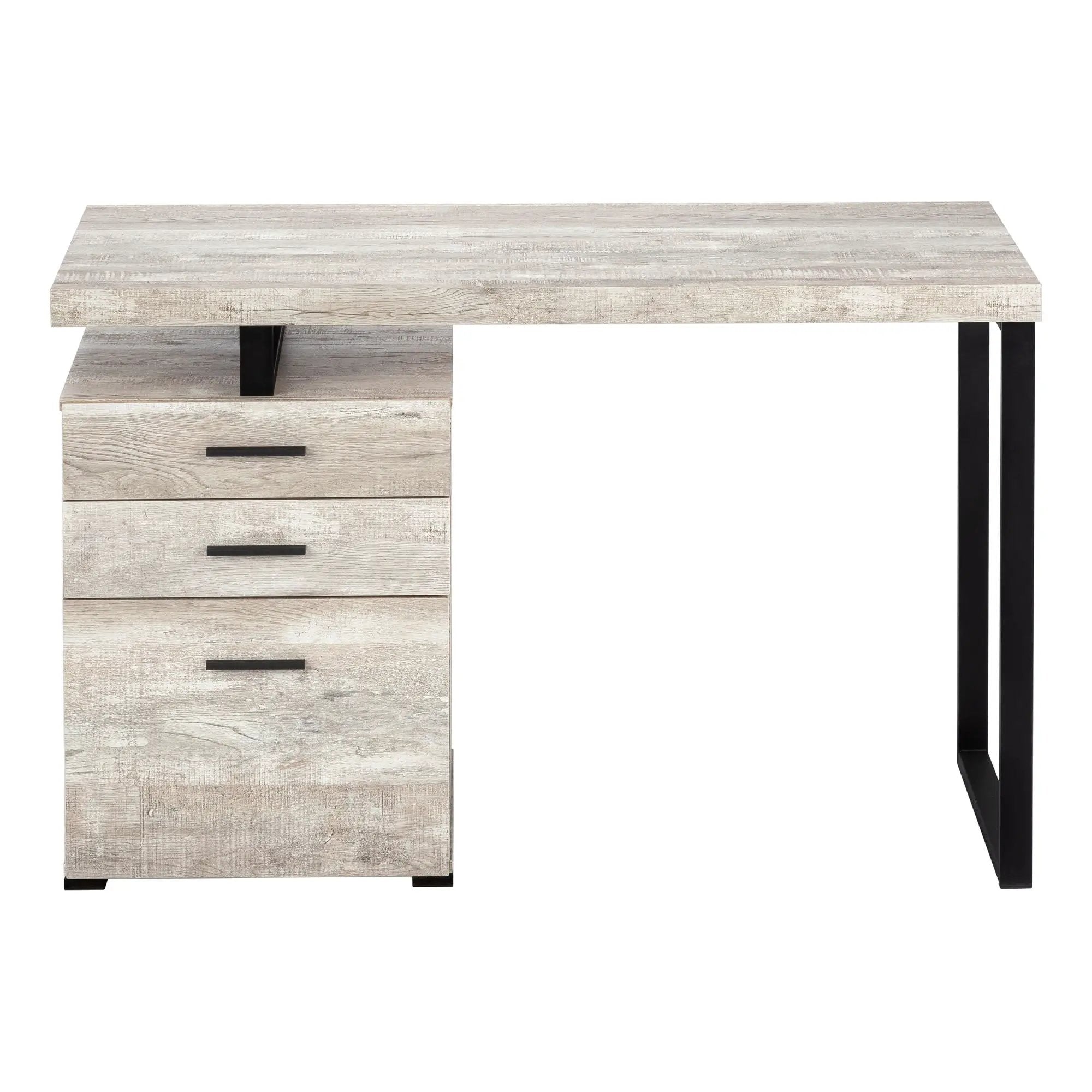 Computer Desk For Home Office, Left, Right Set - Up, Ample Storage Drawers by Unique Piece Furniture
