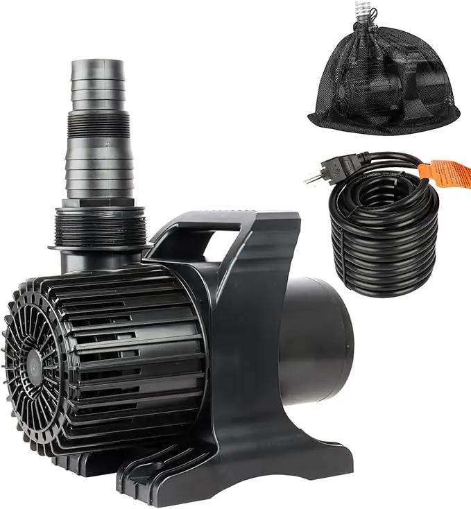 Outdoor Extra Large 13800gph-1100W 32.8FT Pond Water-fall & Kio Fish Fountain-s& Garden Pump Submersible IPX8:Long 32.8FT Cord Smart-er&Quieter Duck&Yard&Patio Ponds Pumps,1 Barrier Pump Bag by GreenHaven Gardens