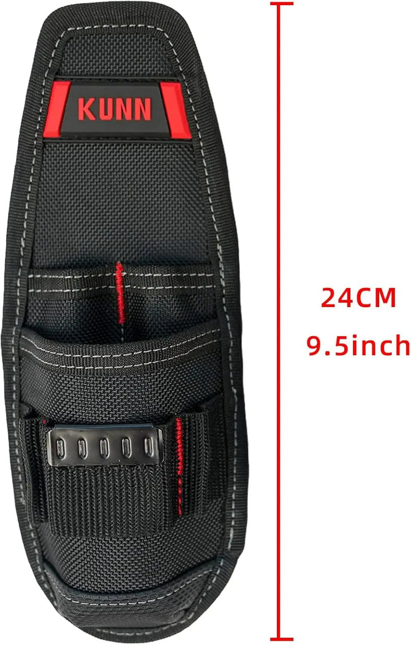 KUNN Construction Tool Holder Small Electrician's Tool Pouch for Tool Belt by GreenHaven Gardens