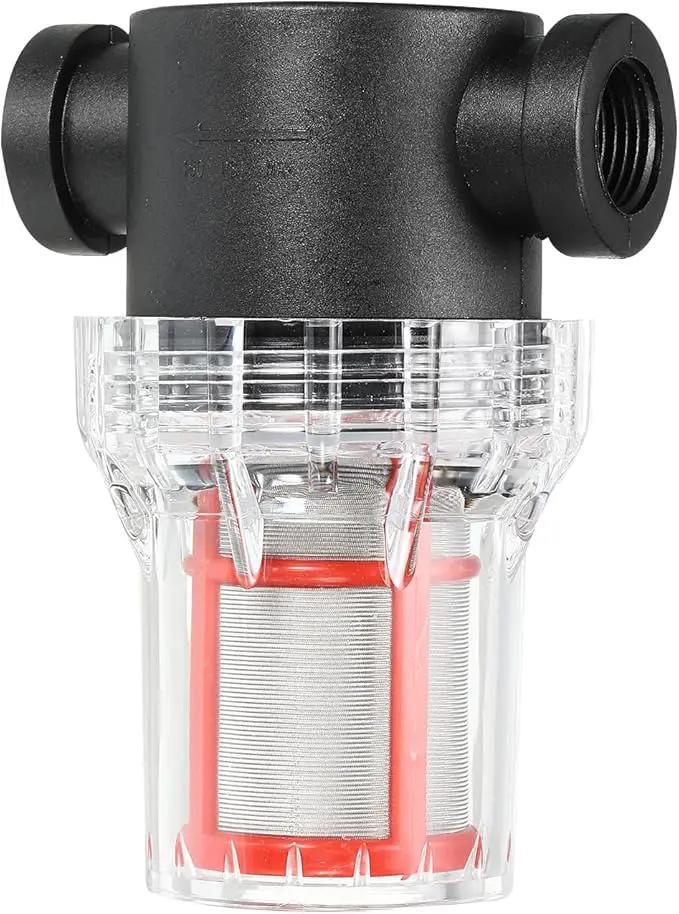 PATIKIL 1/2 Inch Water Pump Strainer Filter, Pipe Water Pump Strainer with 200 Mesh Stainless Steel Filter Screen for Irrigation Garden by GreenHaven Gardens
