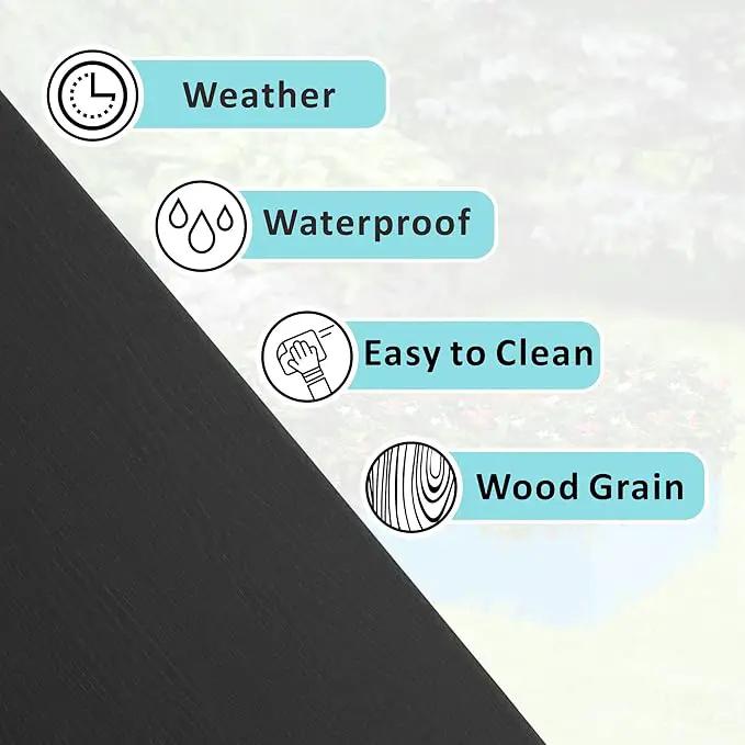 Raised Garden Bed 47.24 * 24.4 * 9.65 in,HDPE Vegetable Planter Bed Outdoor,Elevated Horticulture Planter Bed,Waterproof,Rot-Resistant and Non-Cracking Above Ground Garden Bed(Black) by GreenHaven Gardens