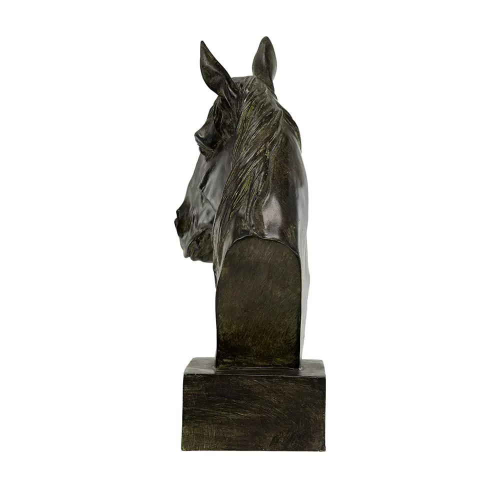 13x5.7x15.8 Equine Sculpture On Base by HouseOfZazla
