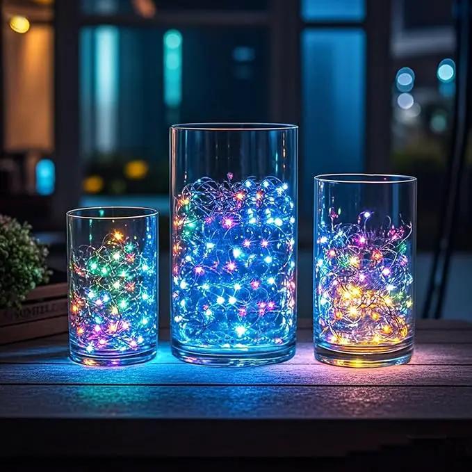 36pcs Glass Vase Cylinder for Centerpieces Small Flower Glass Clear Home Decor Centerpiece Table Flower Vase Decorations for Wedding＆Holiday 4,4.7,6Inch Tall by GreenHaven Gardens