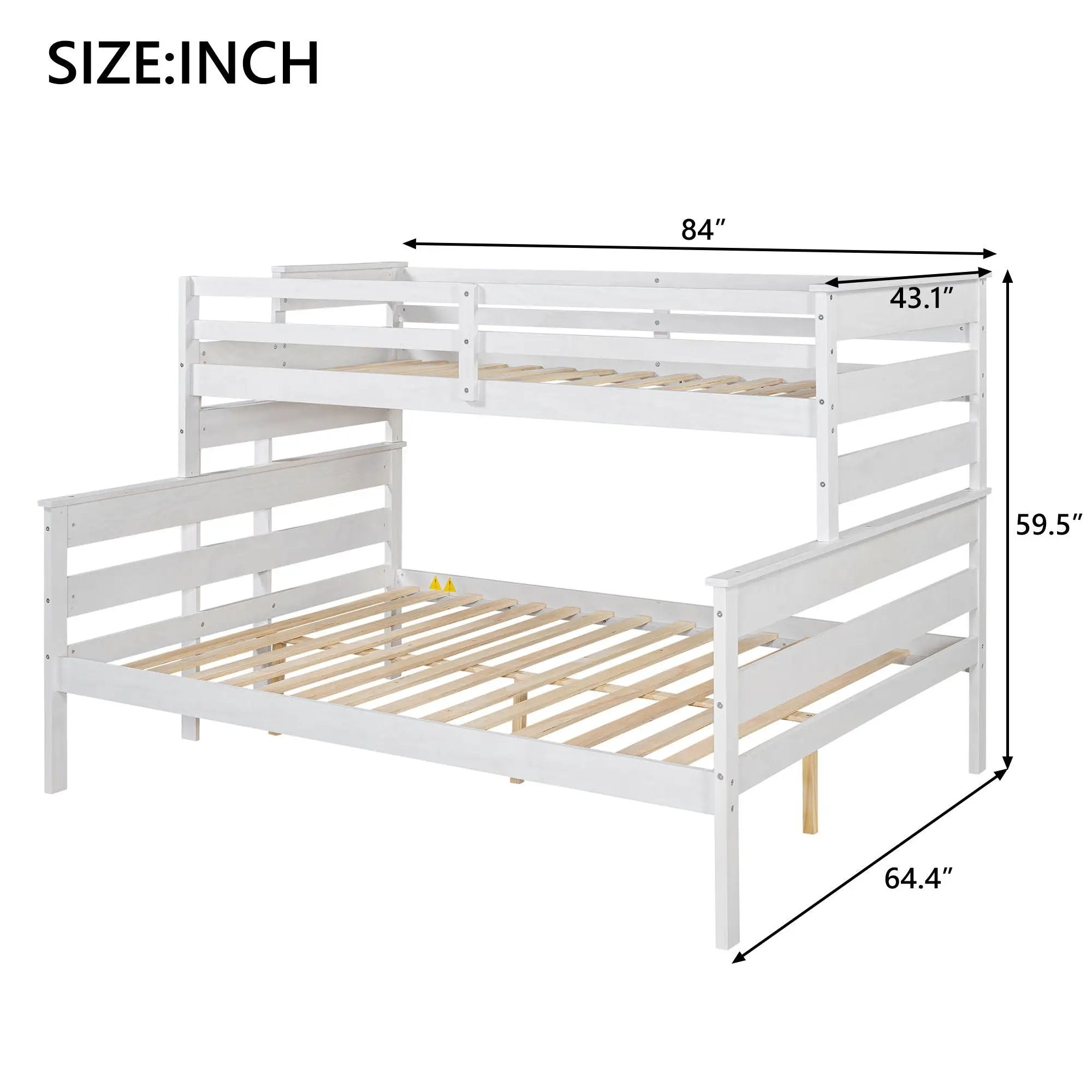 Detachable Design Bunk Bed With Ladder by Unique Piece Furniture