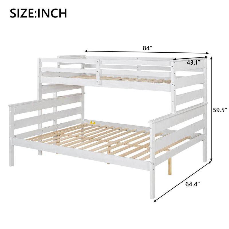 Detachable Design Bunk Bed With Ladder by Unique Piece Furniture