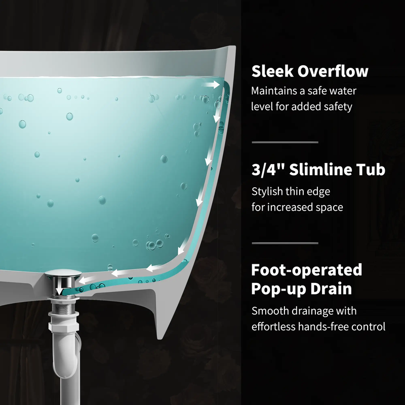 59" Freestanding Solid Surface Bathtub by HouseOfZazla