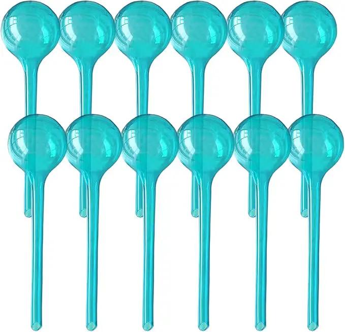 Plant Watering Stakes, Large 12pcs Flower Automatic Watering Bulbs, Plastic Plant Flower Self Watering Globes, Garden Self Watering Planter Insert for Daily Watering by GreenHaven Gardens