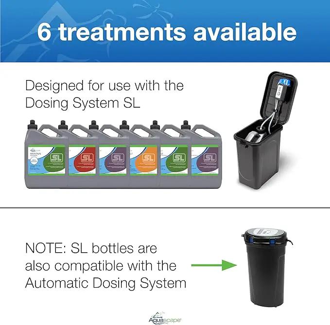 Aquascape Clear Pond Water Treatment for Dosing System SL, 96091 by GreenHaven Gardens