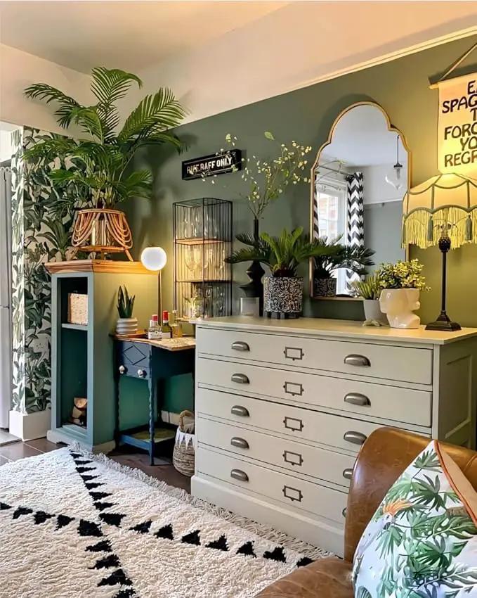Dimoon 118''x17.7'' Green Peel and Stick Wallpaper Contact Paper Modern Self Adhesive Wall Paper Removable Renter Friendly Textured Solid Color Shelf Cabinet Vinyl Roll (118''x17.7'',Dark Green) by GreenHaven Gardens