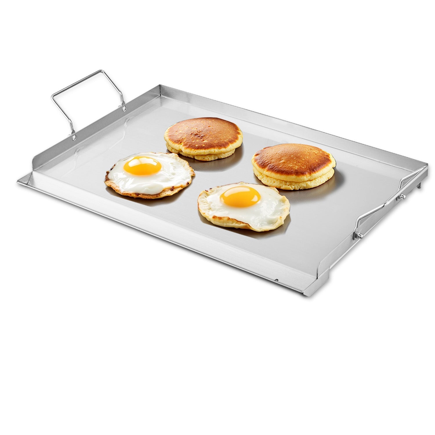 23x16 in Flat Top Griddle Stainless Steel Universal BBQ Grill Pan Cookware by HouseOfZazla