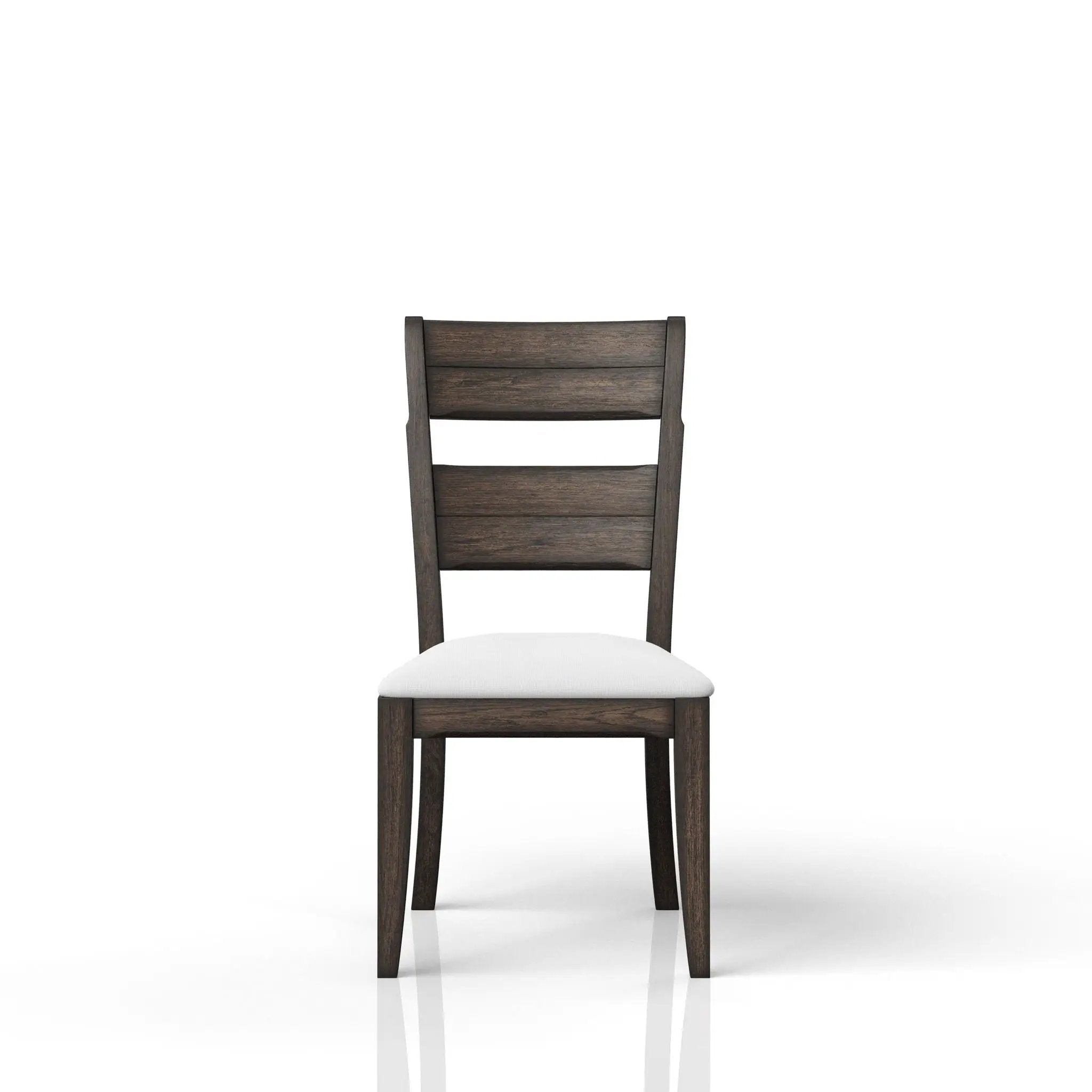 Upholstered Seat Side Chair - Chocolate by HouseOfZazla