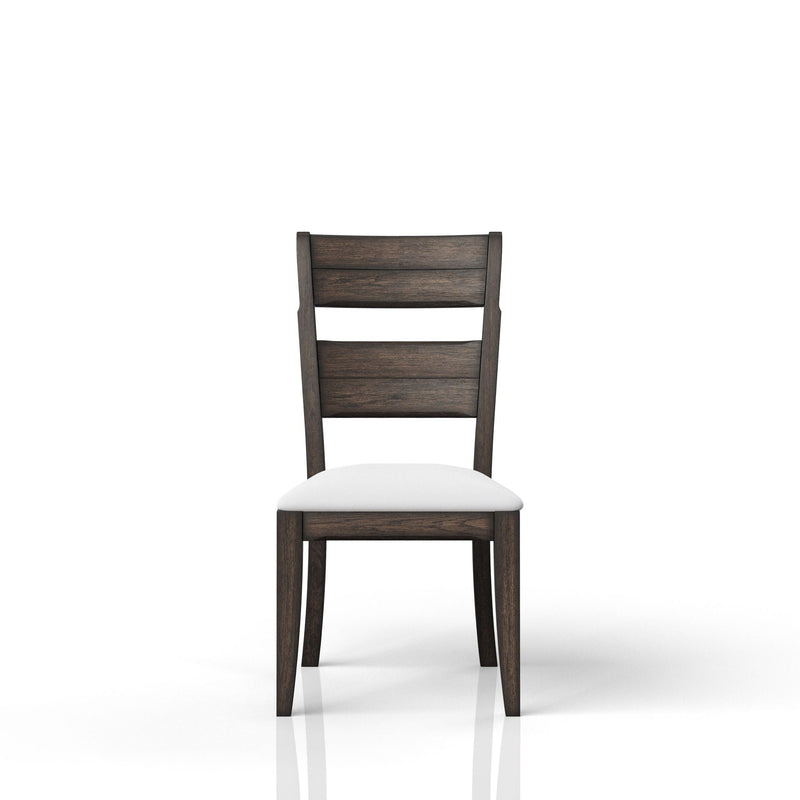 Upholstered Seat Side Chair with Ladderback - Chocolate, photo 4 of 6