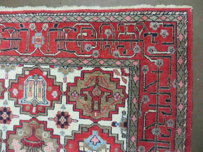 4' X 6' Antique Handmade Turkish Anatolian Wool Rug Vegetable Dyes by Jewel Rugs