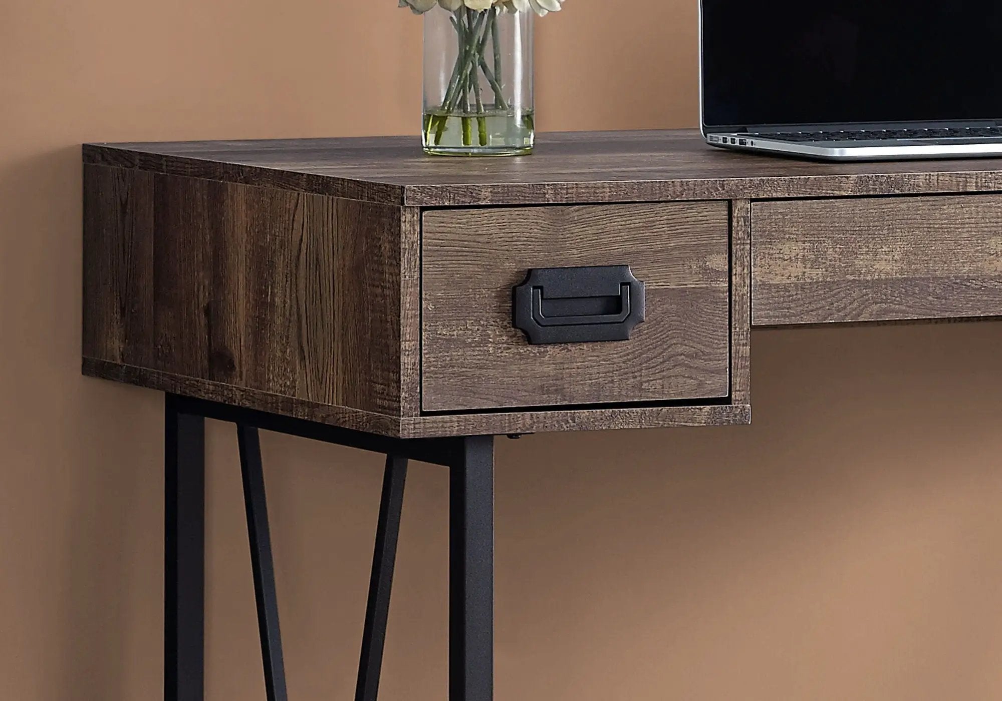 Computer Desk For Home Office, Laptop, Storage Drawers, Transitional by HouseOfZazla