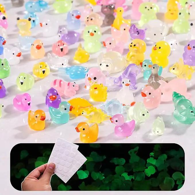 Tiny Resin Animals Figures to Hide 120 Pcs Mini Resin Animals Bulk for Miniature Fairy Garden Accessories Micro Landscape Aquarium Potted Decoration by GreenHaven Gardens