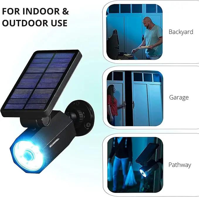 Bell+Howell Bionic Spotlight Motion Solar Spot Lights Outdoor Waterproof, Solar Landscape Lights, Outdoor Solar Yard Lights Weather Resistant, Super Bright LED Lights, for Garden, Lawn As Seen On TV by GreenHaven Gardens