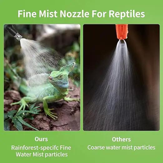 Misting Irrigation Kit Plant Watering System Fittings with 1/4 inch 1/2 inch Blank Distribution Tubing Hose Adjustable Nozzle Emitters Sprinkler Barbed Fittings Greenhouse by GreenHaven Gardens