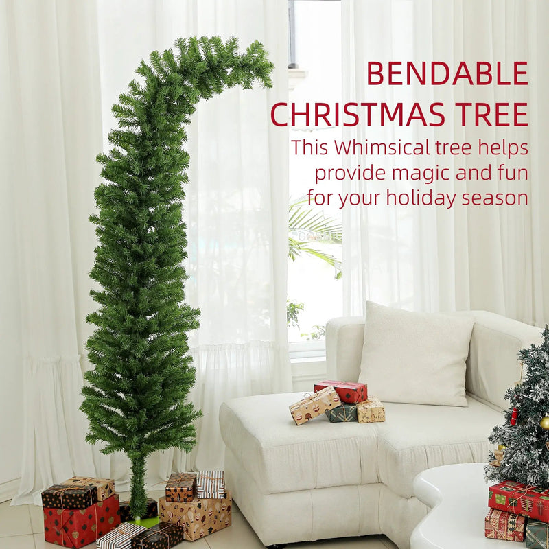 HOMCOM 6ft Whimsical Pencil Christmas Tree by HouseOfZazla