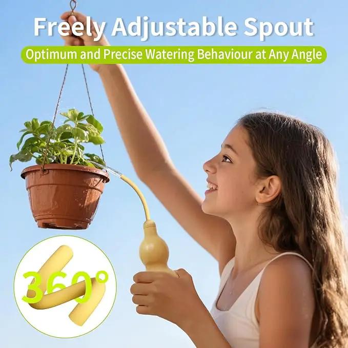 Squeeze Bottles for Plants, 11oz, 325ml Small Watering Can for Succulent, Muti-Function Squirt Bottle for Seedling Watering, Wash, Tattoo, Khaki by GreenHaven Gardens