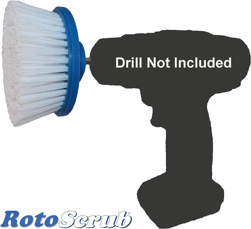 Multi-Purpose Drill Brush Attachment, Showers, Tubs, Carpet, Tile, Grout, Medium Bristle for Ultimate Cleaning Power by GreenHaven Gardens