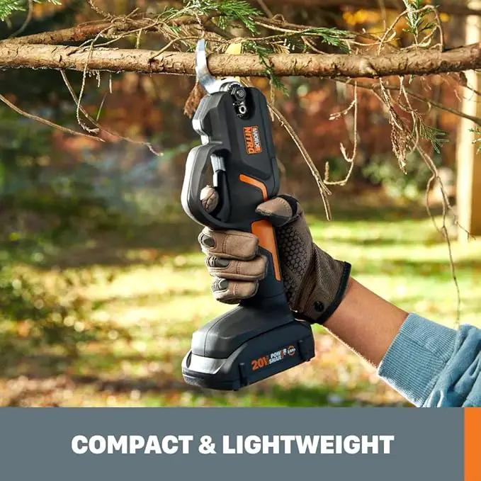 Worx 20V Worx NITRO Pruning Shear/Lopper WG330 - (Battery & Charger Included) by GreenHaven Gardens
