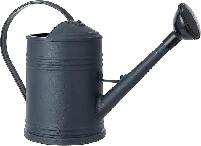 Plastic Indoor Watering Can with Sprinkler Head - 68 oz, 1/2 Gallon by GreenHaven Gardens