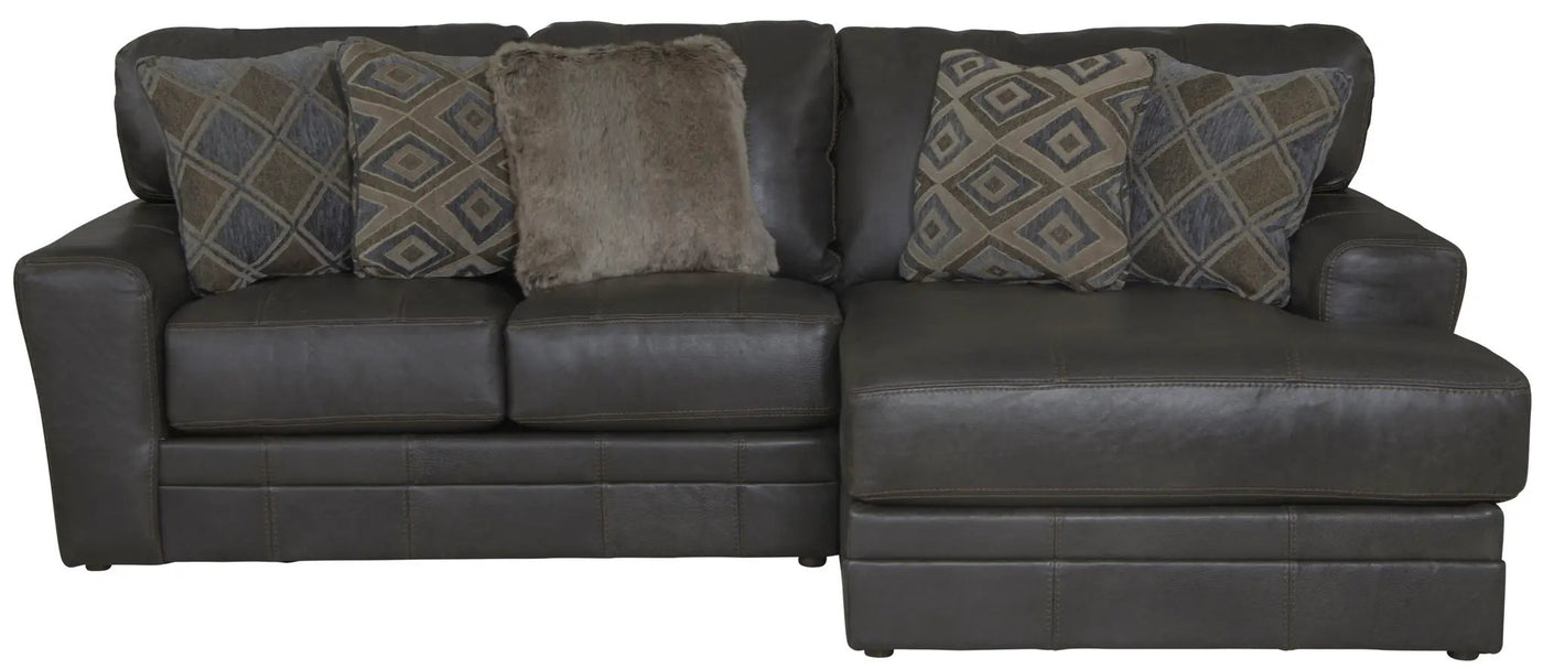 Denali - Italian Leather Match Sectional by Unique Piece Furniture