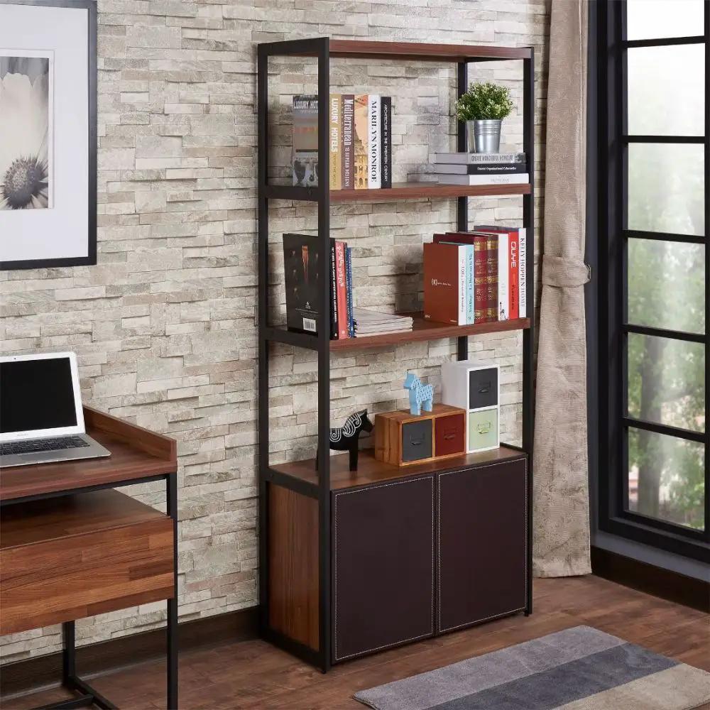 Sara - Bookshelf - Walnut & Sandy Black by Unique Piece Furniture