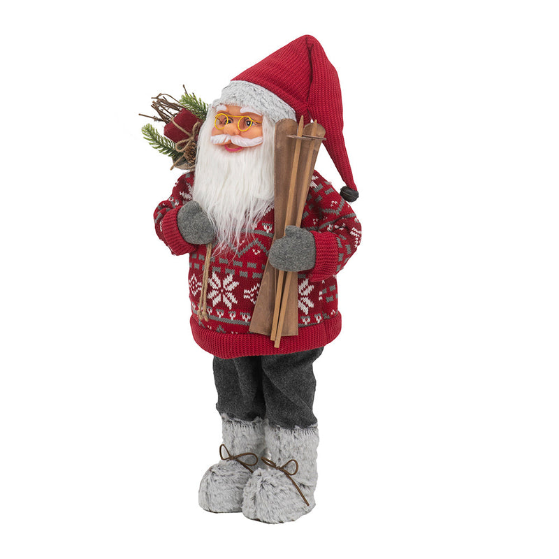 10.6X7.5X23.6" Standing Santa, photo 3 of 10