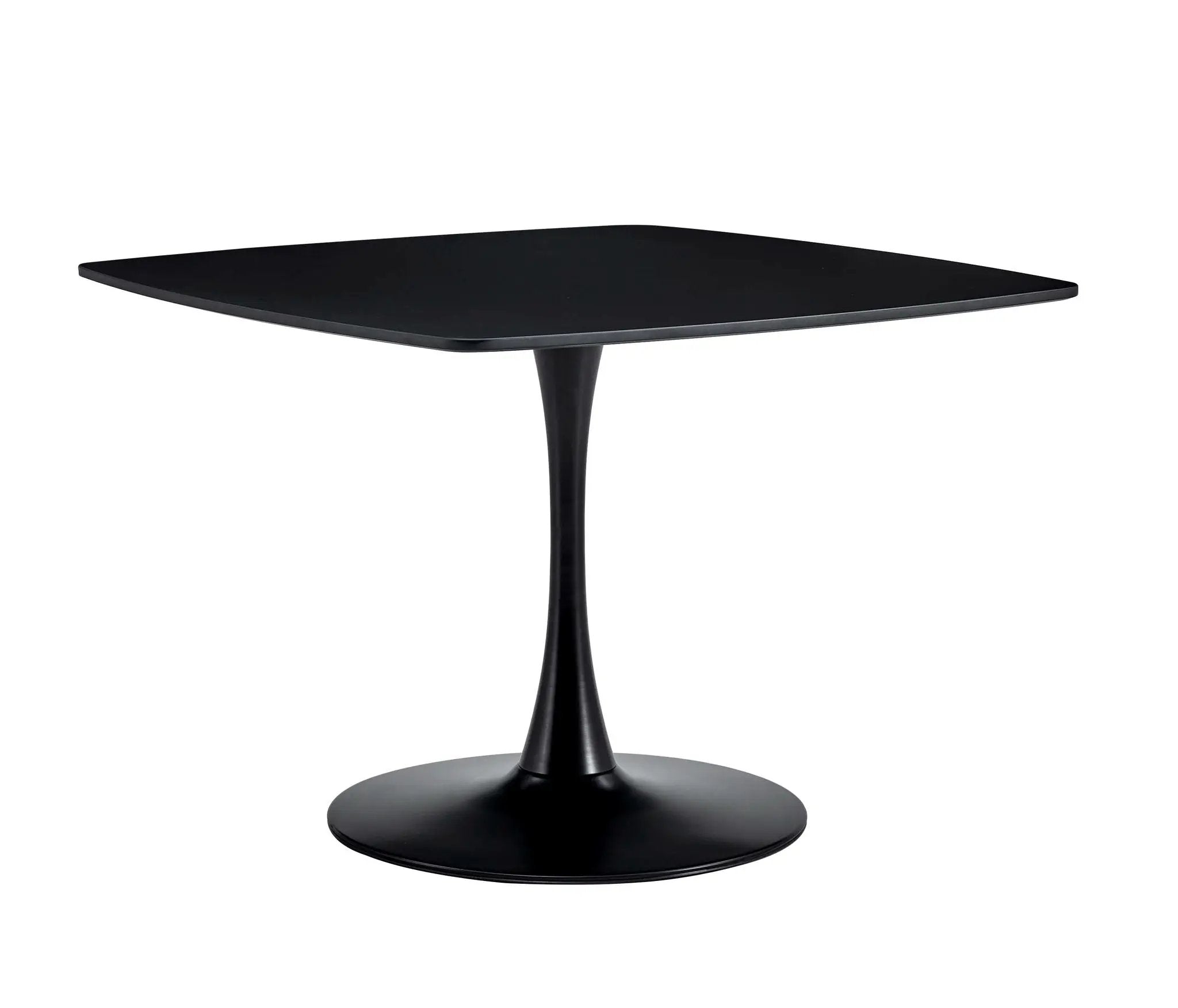 Table Mid-Century Dining Table For 4-6 People With Round Table Top, Pedestal Dining Table, End Table Leisure Coffee Table by Unique Piece Furniture