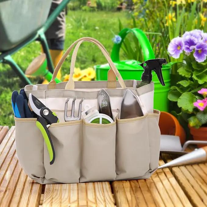 Ohuhu Upgraded Garden Kneeler and Seat 2-in-1 Foldable Gardening Stool with Detachable Soft Kneeling Pad, Garden Bench Heavy Duty with Large Tools Bag and Pouch, Gifts for Women Men Seniors Gardener by GreenHaven Gardens