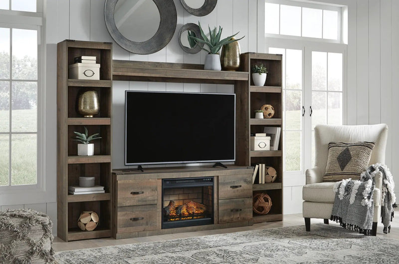 Trinell - 4-Piece Entertainment Center With 60" TV Stand by Unique Piece Furniture