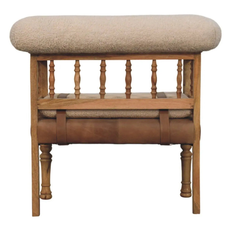 Strapped Hallway Bench by HouseOfZazla
