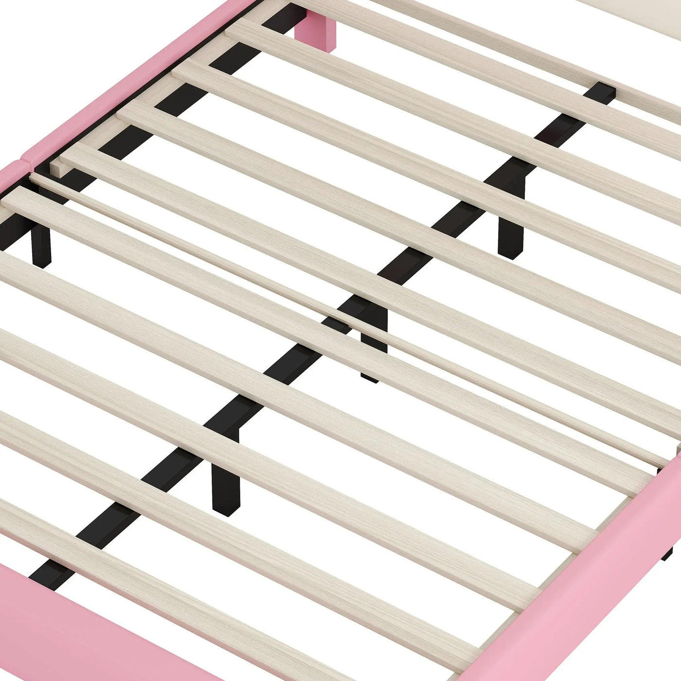Upholstered Princess Platform Bed With Crown Headboard by HouseOfZazla