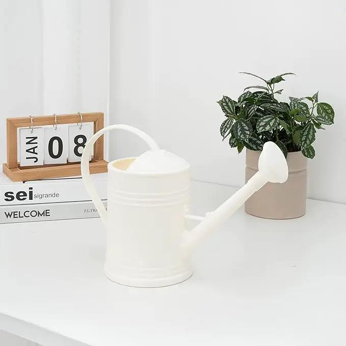 Plastic Indoor Watering Can with Sprinkler Head - 68 oz, 1/2 Gallon by GreenHaven Gardens