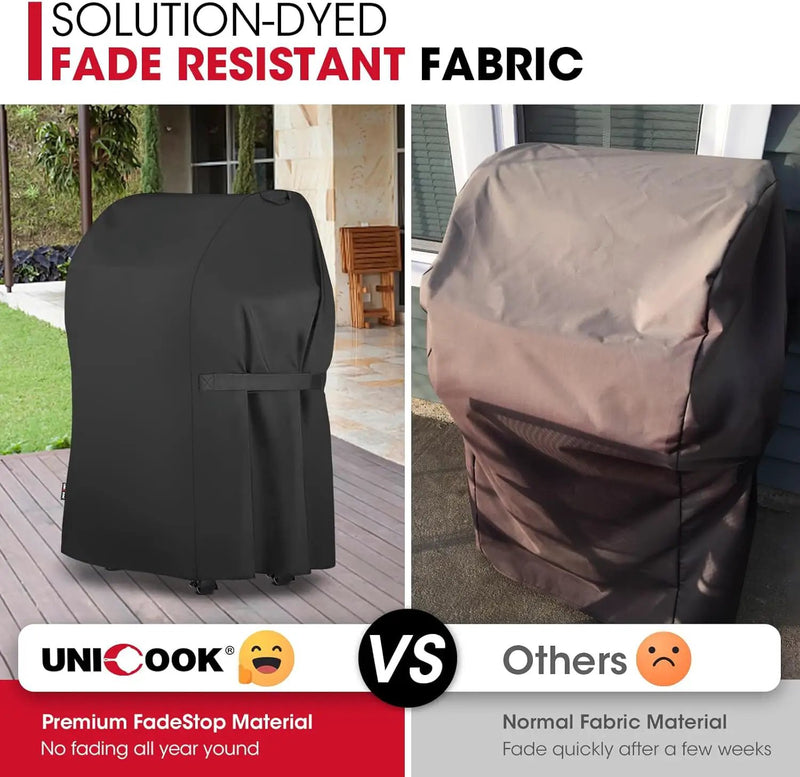 Unicook 2 Burner Grill Cover 30 Inch, Heavy Duty Waterproof Small BBQ Cover, Compatible with Weber Spirit 210 Grill with Side Tables Down, Does NOT Fit Spirit II E-210 with Side Tables Installed by GreenHaven Gardens