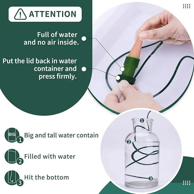 BYDOLL Plant Self-Watering Stakes Automatic Watering Terracotta Spikes for Indoor Outdoor Plants,Houseplant Mushroom Insert Devices for Vacation use,Bonsai Drip Irrigation System (5 Pack) by GreenHaven Gardens