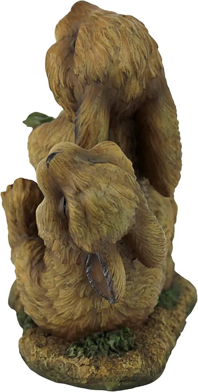 Design Toscano The Carrot Crew Rabbit Statue, Multicolored by GreenHaven Gardens