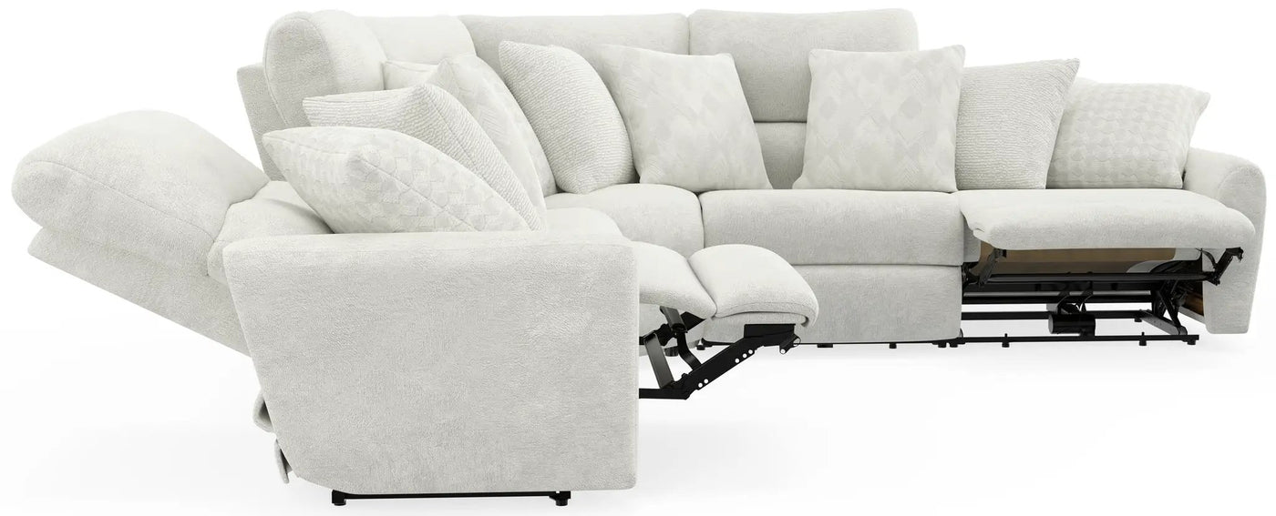 Majesty - Deep Seating Power Reclining Sectional by Unique Piece Furniture