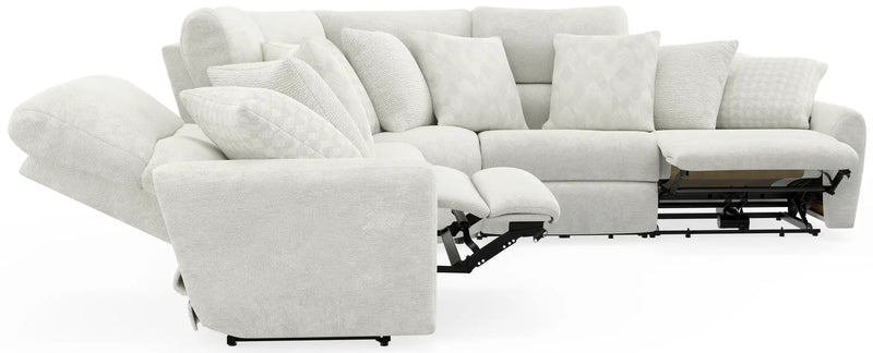 Majesty - Deep Seating Power Reclining Sectional by Unique Piece Furniture