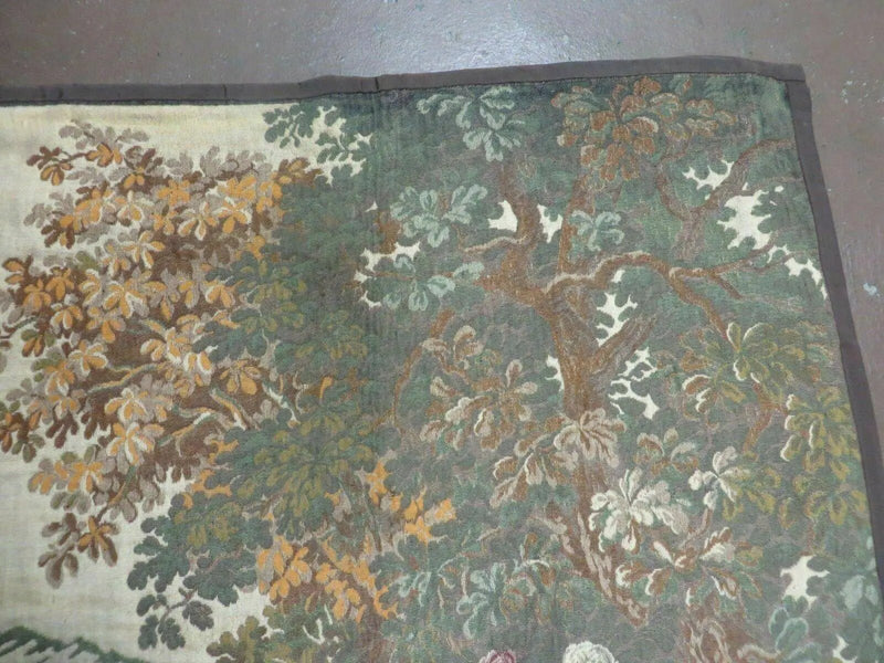4' X 5' Vintage Tapestry Belgium Hand Loomed Victorian Nice 90f by Jewel Rugs