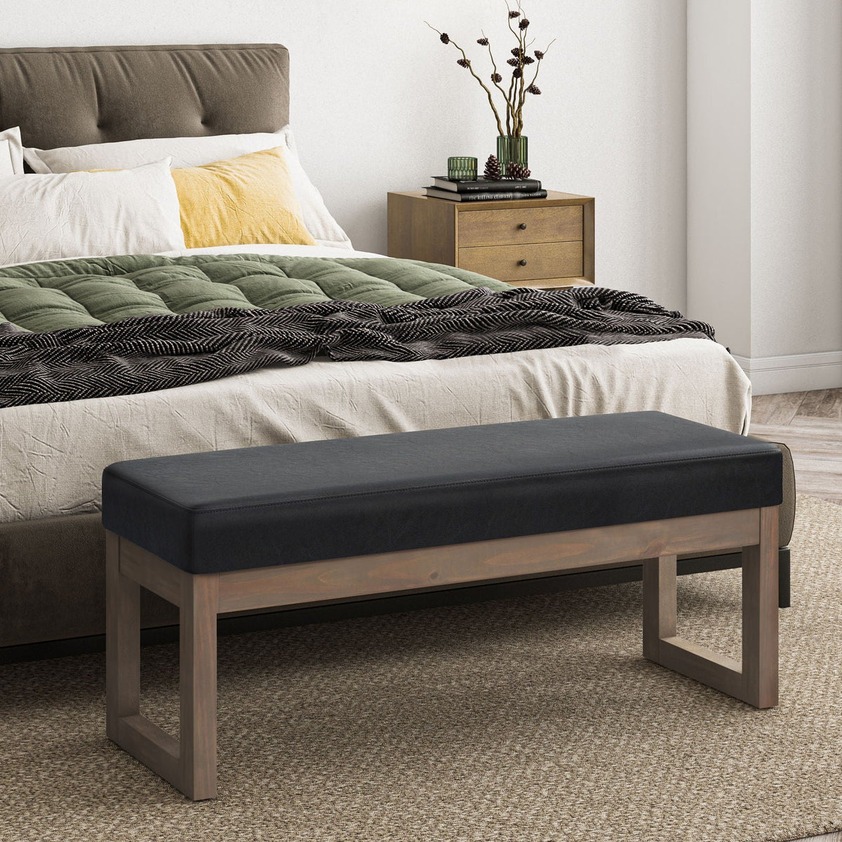 Milltown - Upholstered Ottoman Bench, photo 40 of 40
