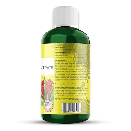 Organic Premium Kelp Seaweed Fertilizer - Bromeliad Fertilizer - Liquid Plant Food, Bromeliad Potting Mix Enhancer - Ideal for Bromeliad Plant & Live Plant Care (8 OZ) by GreenHaven Gardens