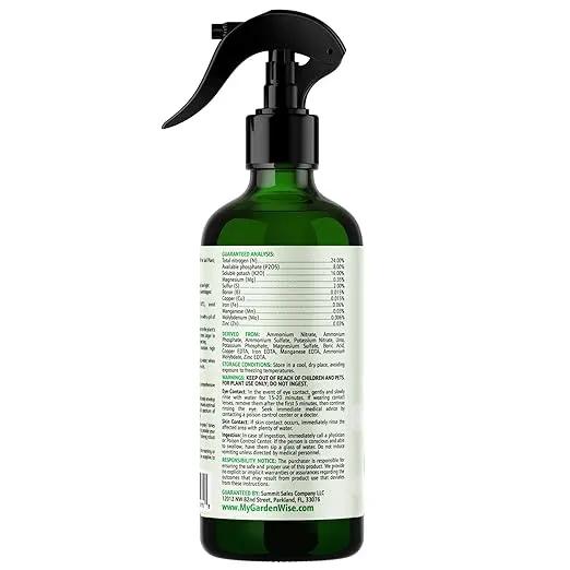 Peace Lily Foliar Spray - 3-1-2 Plant Fertilizer - Premium Spray for Indoor Plants with Essential Nutrients - Peace Lily Plant Food & Fertilizer - Ready-to-Use (8 OZ) by GreenHaven Gardens