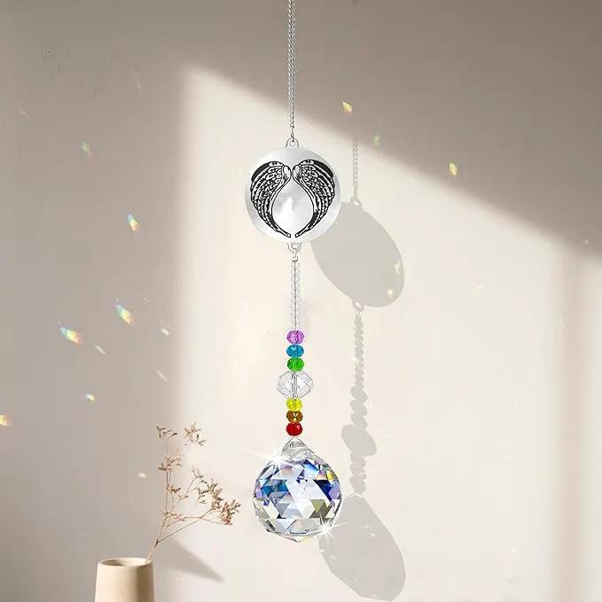 Memorial Gifts Crystal Suncatcher,Unique Sympathy Gifts for Loss of Loved One,Rainbow Maker Bereavement Gifts Box for Loss of Father Mom Dad Son Daughter Husband Brother Grandmother (Son) by GreenHaven Gardens