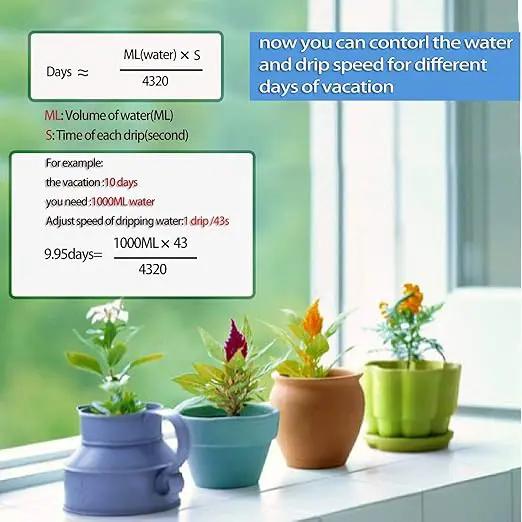 LABOTA 24 Pack Self Watering Spikes for Plant, Outdoor Automatic Plants Waterer, Insert Devices with Adjustable Vavle Switch for Garden Water Planter System Indoor & Outdoor by GreenHaven Gardens