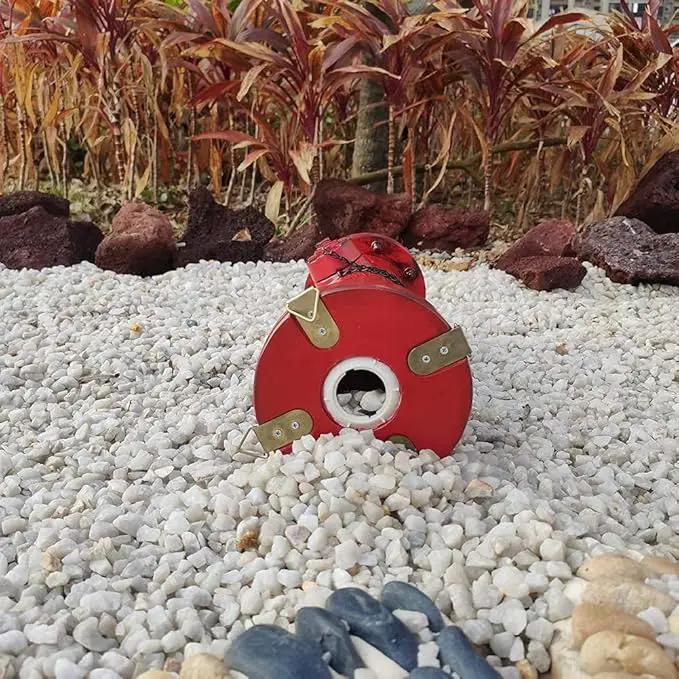Fire Hydrant for Dogs to Pee On-16 Inches Red Puppy Pee Post Training Tool Resin Yard Garden Indoor Outdoor Statue by GreenHaven Gardens